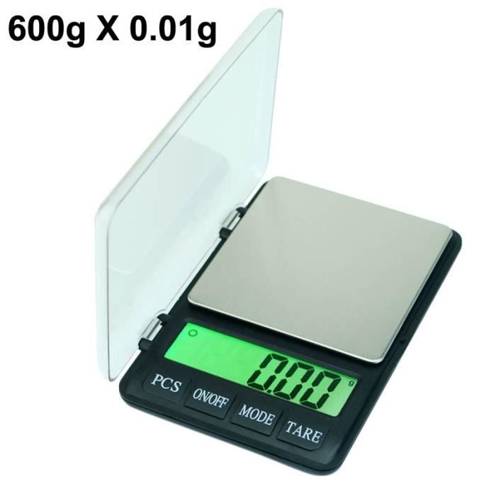 Couleur MH-999-600G Balance Électronique de Précision Balance Pour Bijoux, Outil de Pesage de Cuisine Numériq