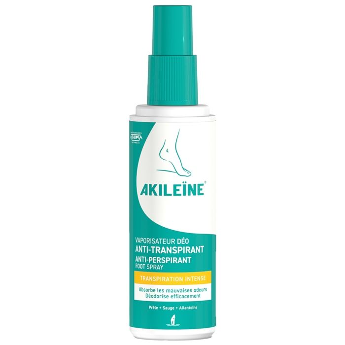 Déodorant Anti-Transpirant - AKILEINE - Vaporisateur 100ml - Effet Frais Immédiat - Neutralisateur d'Odeurs