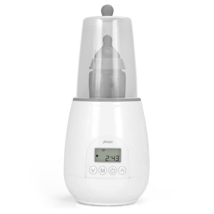 Chauffe-biberon numérique Alecto BW-700 - Blanc - Réchauffe, stérilise et décongèle