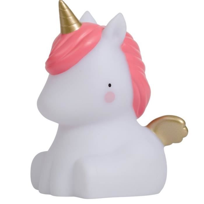 LICORNE-Veilleuse LED Licorne H12,5cm Doré A Little Lovely Company H 12,5cm / L 10cm / P 8,5cm
