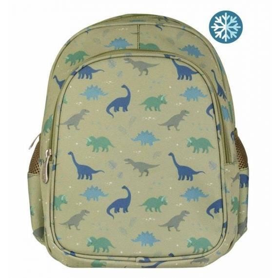 A Little Lovely Company sac à dos Dinosaurus junior 13 L vert