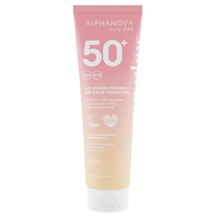 Alphanova Sun Glow Lait Solaire SPF50+ – Très Haute Protection Waterproof 150 ml