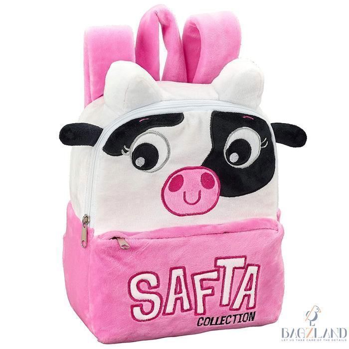 Cartable peluche Vache 22x27x10
