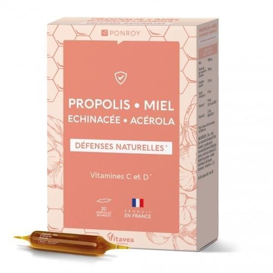 Propolis - Miel - Astragale - Echinacea - Acéro…