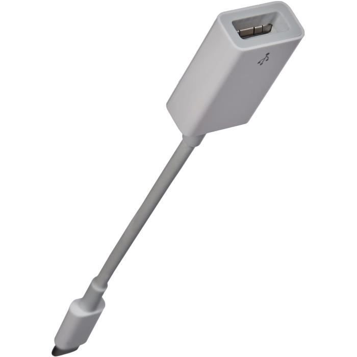 Cables USB Apple Adaptateur USB-C vers USB (MJ1M2ZM/A)