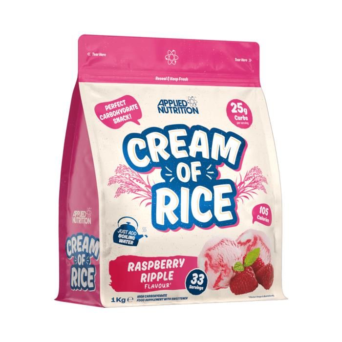 Crème de riz Applied Nutrition - Cream of Rice - Raspberry Ripple 1000g