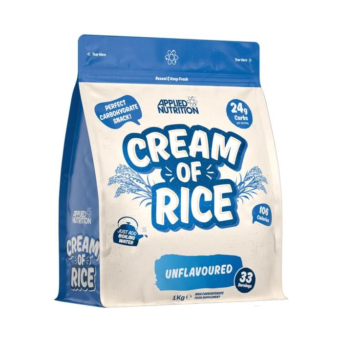 Crème de riz Applied Nutrition - Cream of Rice - Saveur neutre 1000g