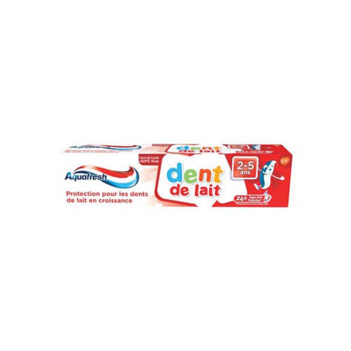 Dentifrice - Aquafresh - Dents de Lait 3-5ans - 50ml - Fluor - Protection 24h