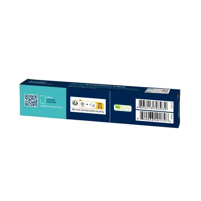 ARCTIC MX-6 8g - Pâte thermique processeur haute performance Bleu