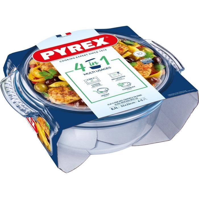 Faitout rond en verre 3,75 L - Pyrex
