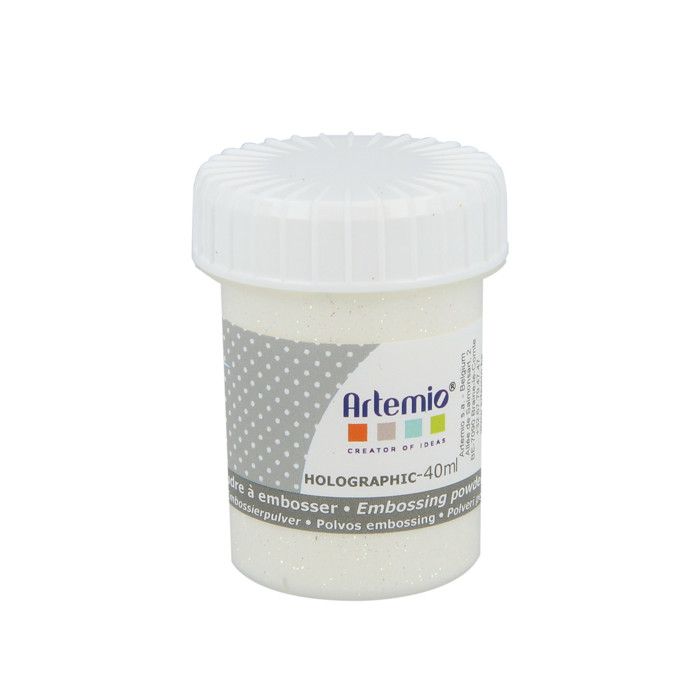 Poudre relief à embosser Holographique 40ml - Artémio Multicolore - Assort.