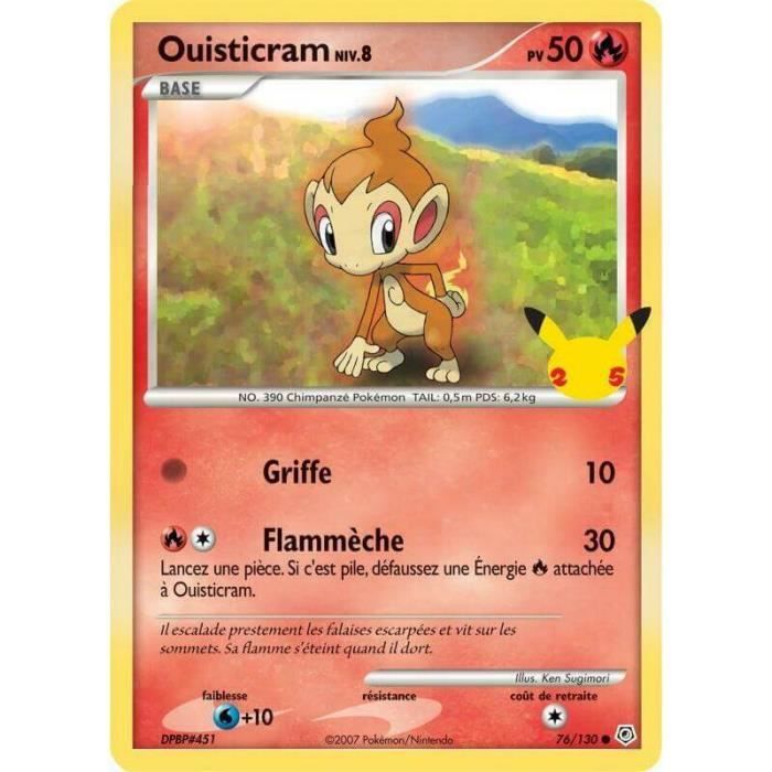 Carte Pokémon - Booster - 3 cartes géantes - 25ème anniversaire - SINNOH