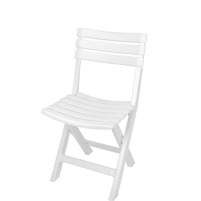 CHAISE PLIABLE MARBELLA BLANCHE