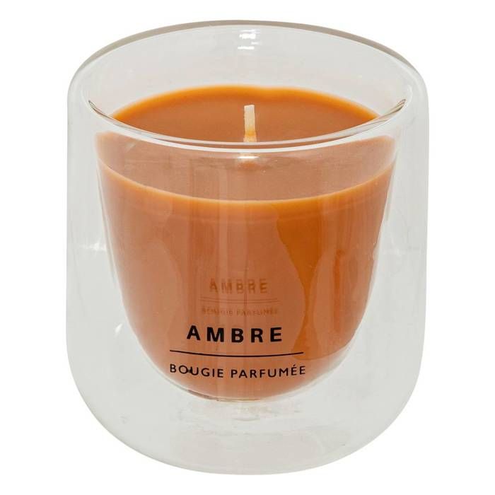 Atmosphera - Bougie Parfumée Ambre dans Pot en verre 130 g
