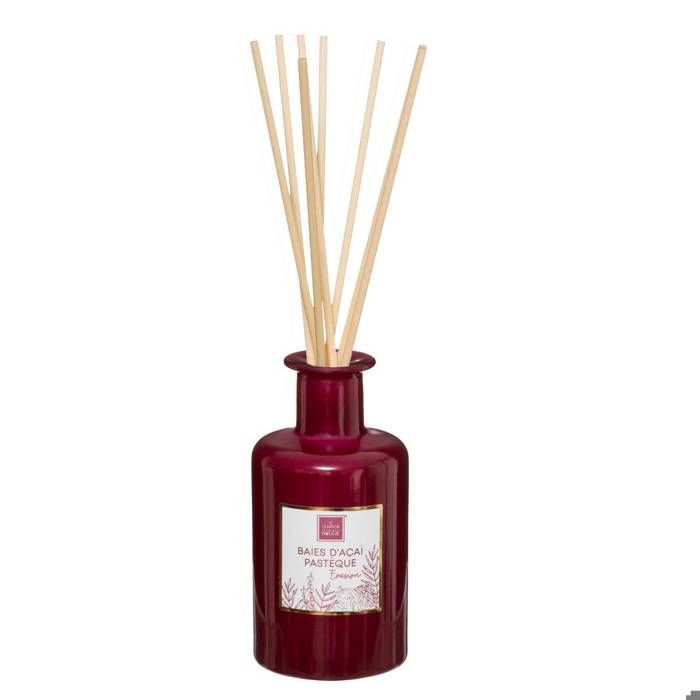 Atmosphera - Diffuseur de parfum Baies d'Acai et Pastèque 200 ml avec 8 Bâtonnets en rotin Baies Pastèque