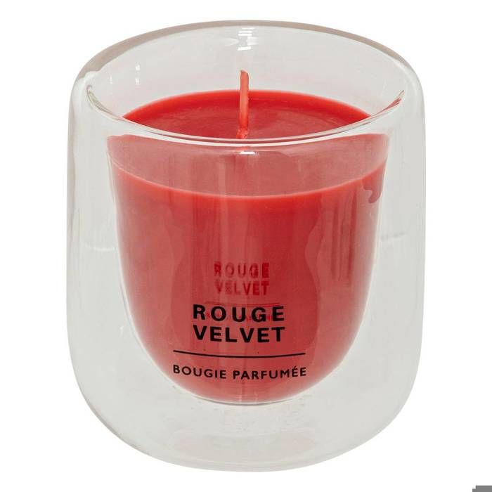 Atmosphera - Bougie Parfumée Rouge velvet dans Pot en verre 130 g Rouge Velvet