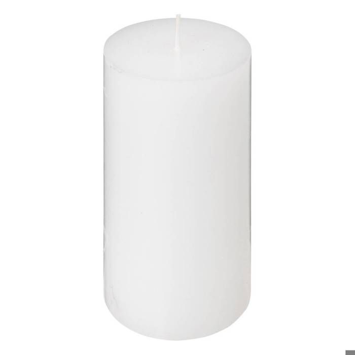 Atmosphera - Bougie ronde blanche 390G D, 7 x H, 14 cm Blanc