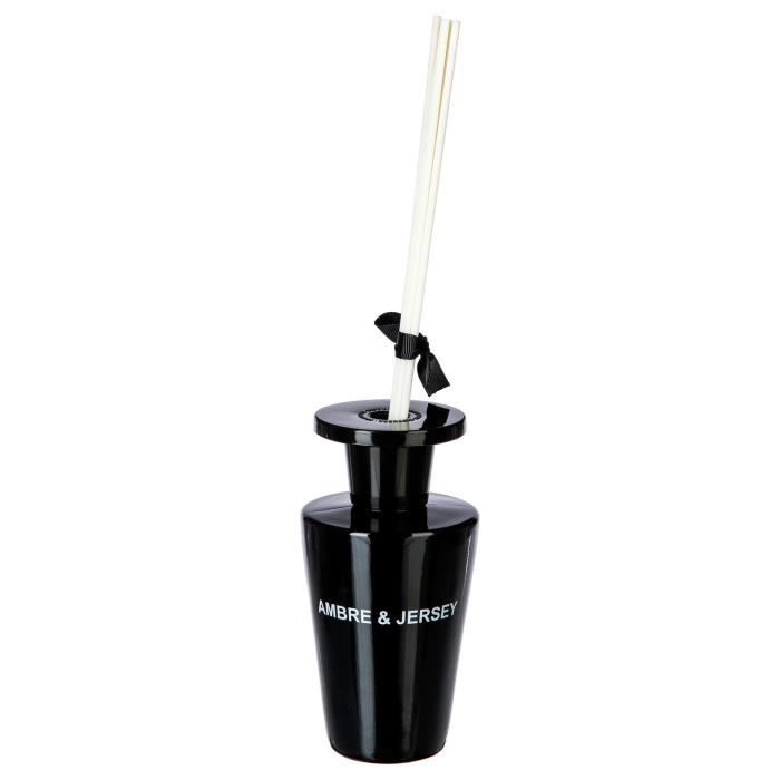 Diffuseur de parfum 150 ml - 6 bâtons - Ambre et Jersey