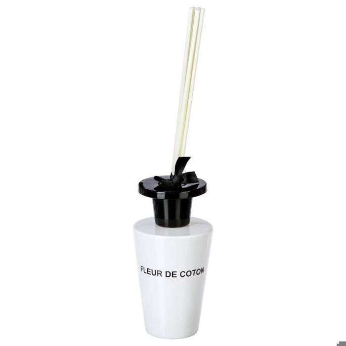 Diffuseur de parfum 150 ml - 6 bâtons - Fleur de coton