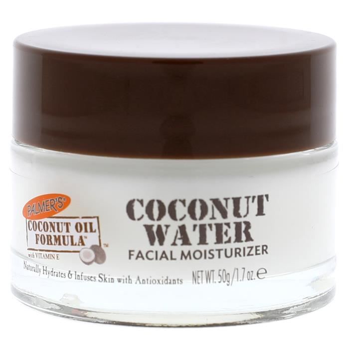 Hydratant pour le visage à l'eau de noix de coco par Palmers pour unisexe - 1,7 oz hydratant