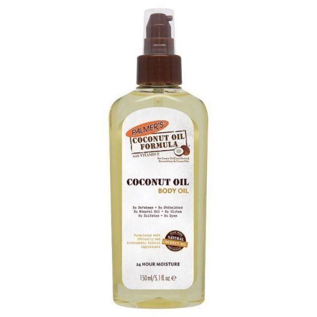 Huile Sublimante Corps - Palmer's - Huile de Coco - 150ml - Non gras - Pour tous types de peau