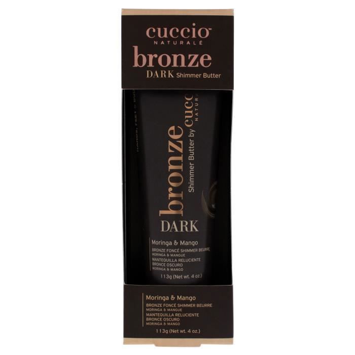 Bronze Dark Shimmer Butter - Moringa and Mango par Cuccio pour femme - Bronzeur 4 oz