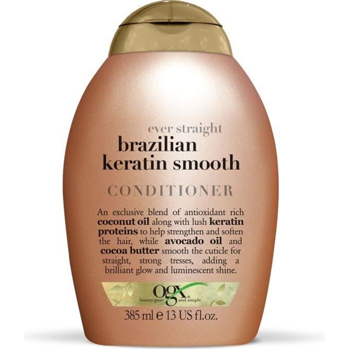 OGX Après-Shampooing Kératine Brésilienne 385ml