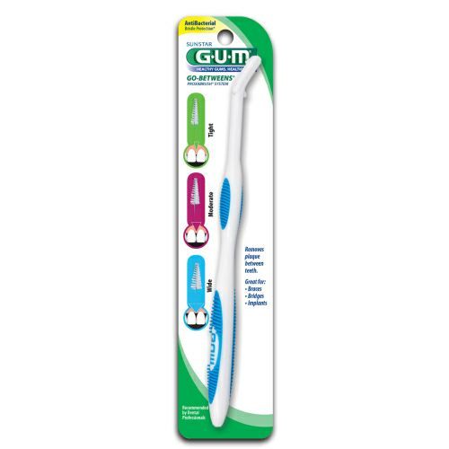 Gum Brossette Interdentaire Proxabrush Classic Manche Porte-Brossettes + 2 brossettes