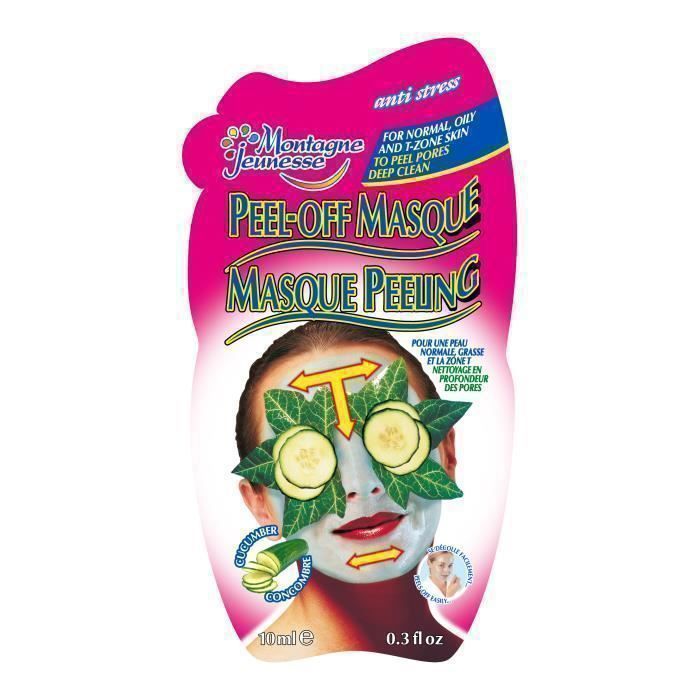 MONTAGNE Concombre Masque Peel-Off 20 Ml. Soin du visage