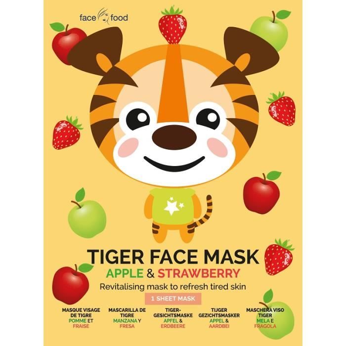 7th Heaven Animal Enfant Masque Tissu Visage Tigre