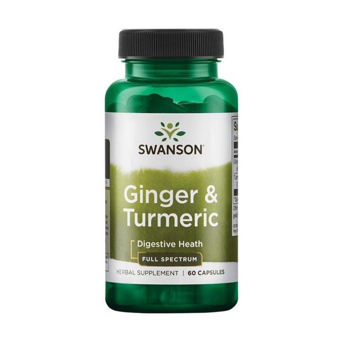 SWANSON - Gingembre et curcuma 60 capsules
