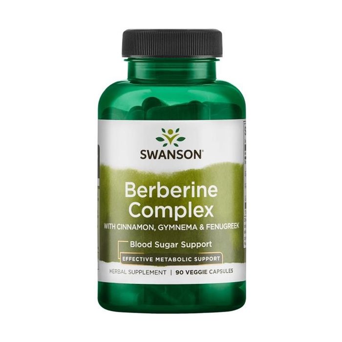 SWANSON - Complexe berbérine avec cannelle, gymnema et fenugrec 90 capsules végétales