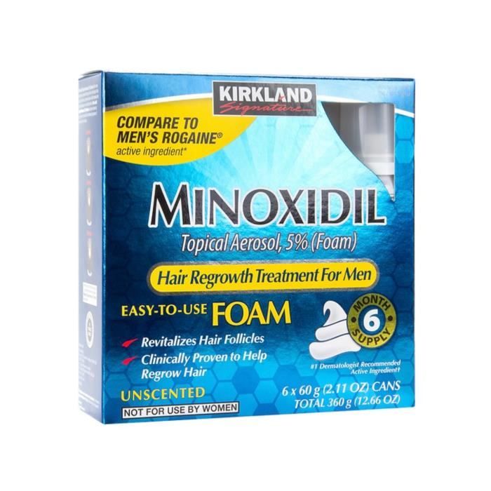 Kirkland Minoxidil Foam 6 Month Supply