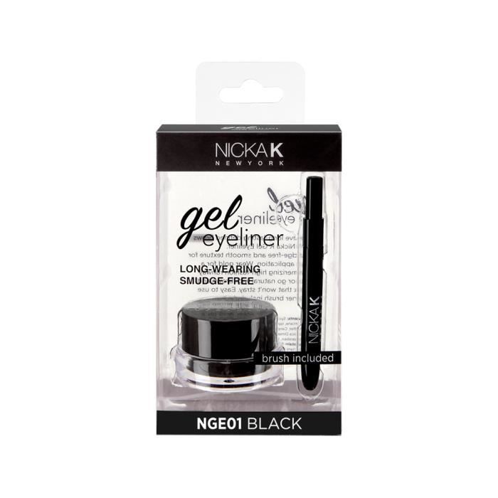 GEL EYELINER - BLACK  Nicka K