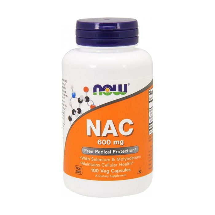 NOW FOODS NAC 600mg 100 Gélules Végétariennes