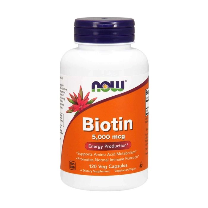 Now+La biotine 120 capsules végétales