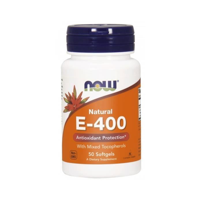 Compléments alimentaires Natural E 400 IU BI4139 , NOW Foods,