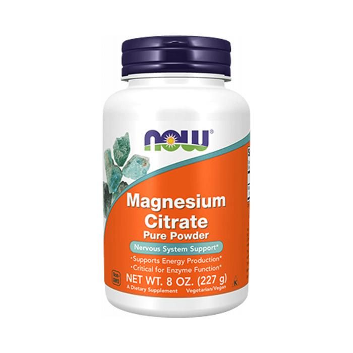 Citrate de magnési 227g Sans saveur Now Foods Pack Nutrition Sportive