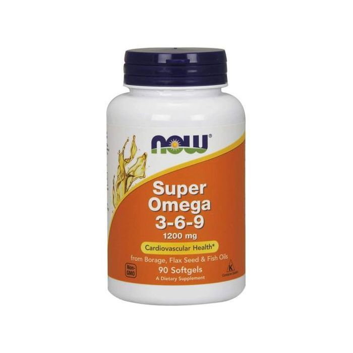 Acides gras Now Super Omega 3-6-9 (90 capsules)