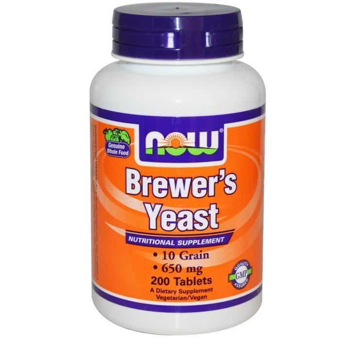 Brewer's Yeast 650 mg (200 Tablets ) - Now Foods