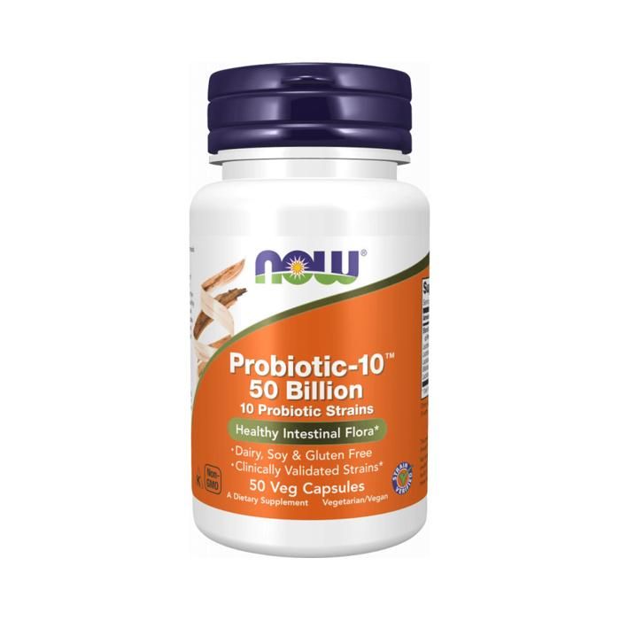 Probiotique-10™ 50 50 caps Standard Now Foods Pack Nutrition Sportive