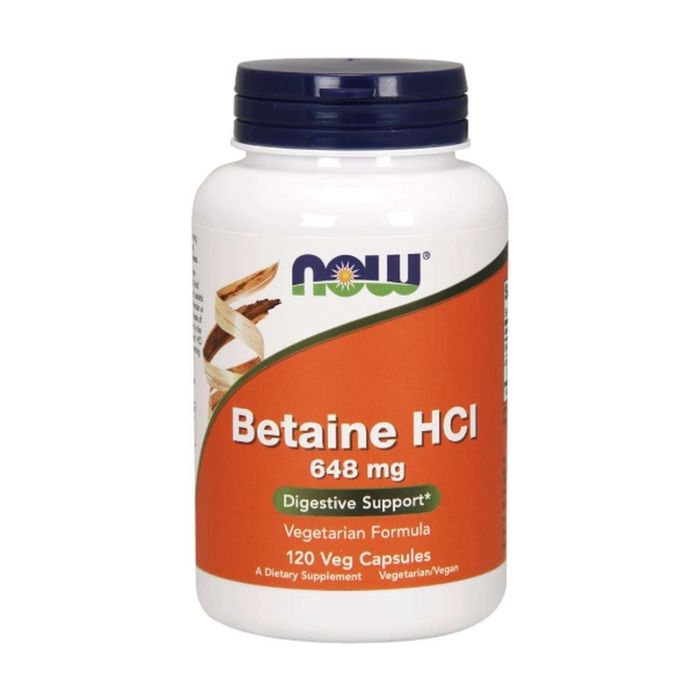 Betaïne HCL, 648 mg (120 Capsules) - Now Foods