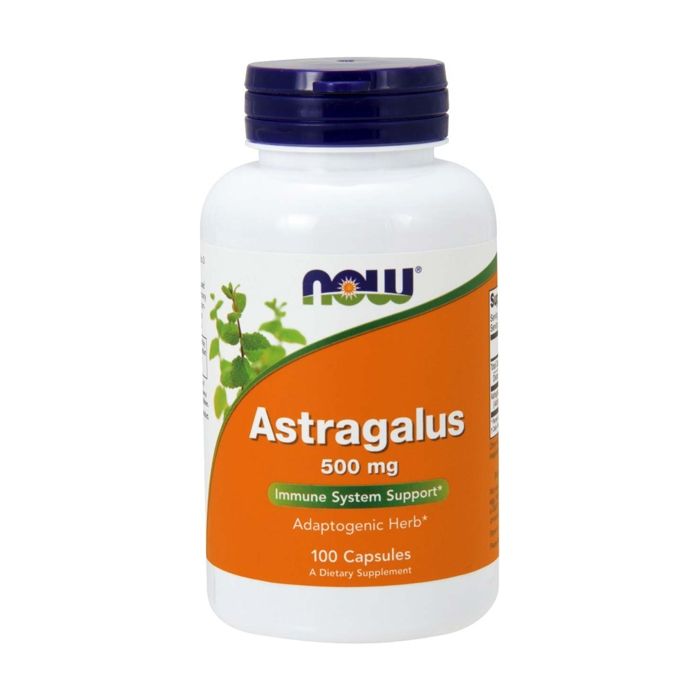 NOW FOODS Astragalus 500mg (Soutien du système immunitaire) 100 Gélules Végétariennes