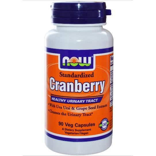 Now Foods, canneberge, standardisé,90 Caps Veggie.