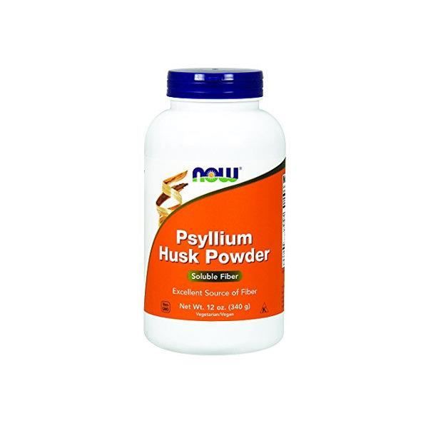 Psyllium Husk en poudre - Now Foods - 340g - Fibre soluble - Améliore la digestion - Santé intestinale