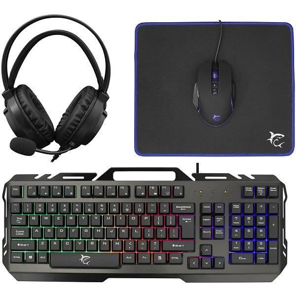 Pack Gaming CHEYENNE White Shark Clavier+ Souris+ Casque+ Tapis de Souris GC-4103 CHEYENNE - 4in1 pcs