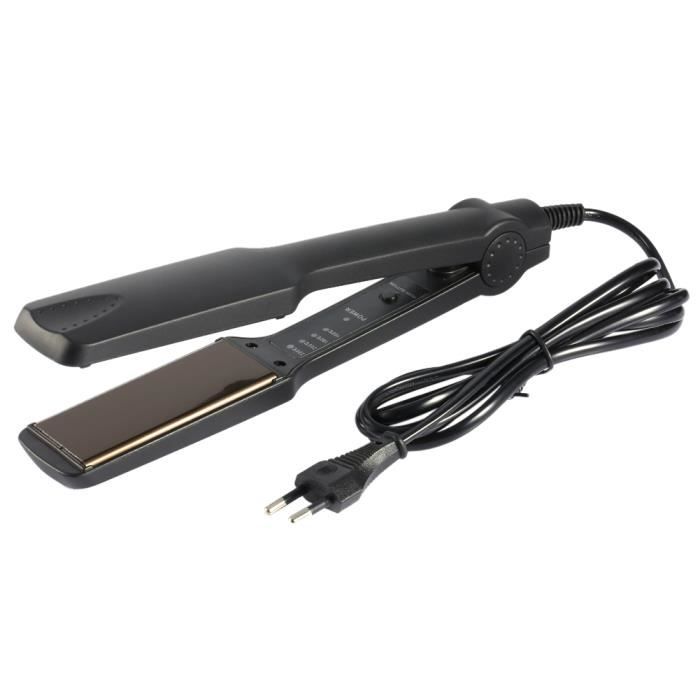 professionnel Lisseur cheveux fer à lisser Contrôle température Flat Iron Outils de coiffure portable - XY FR