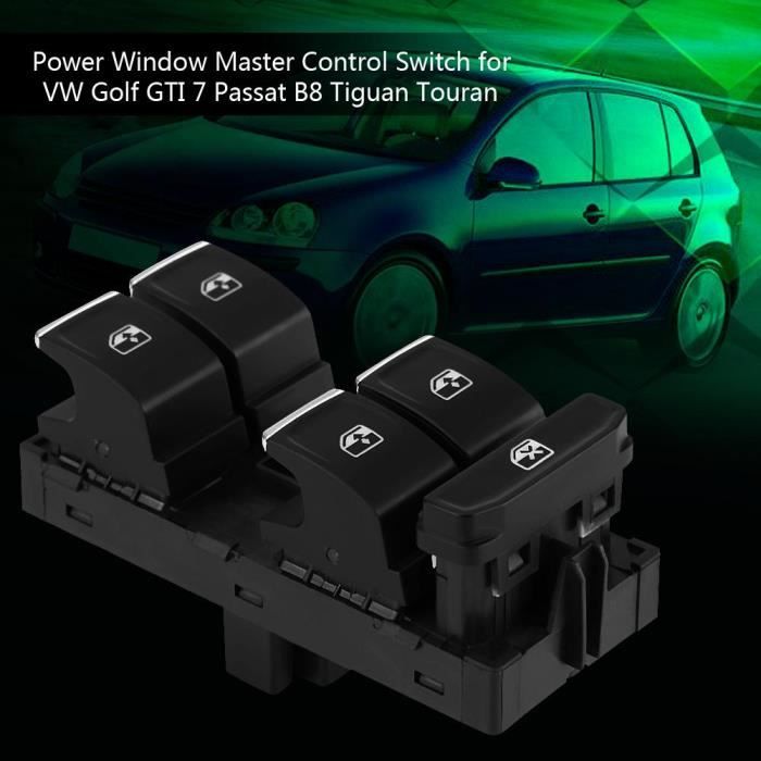 Bouton interrupteur Lève Vitre Commande Principal de Fenêtre Pour VW Golf GTI 7 Passat B8 Tiguan Touran 5G0 959 857C