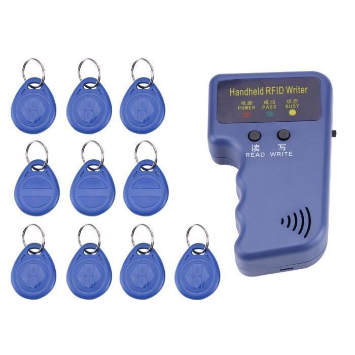 Graveur RFID - HEN - Writer - Portable - 125KHz - 10 étiquettes d'identification