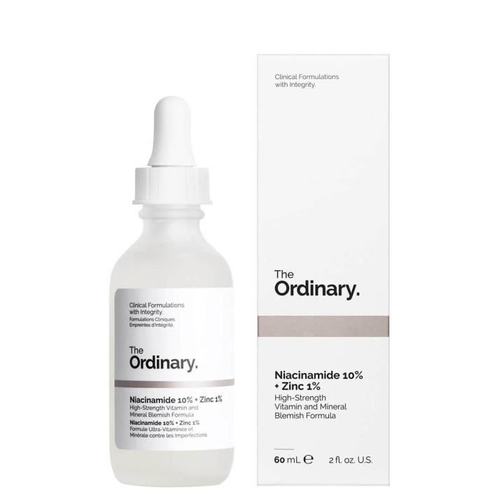 The Ordinary Supersize Niacinamide 10% + Zinc 1% Ultra vitaminée et minérale contre les imperfections 60 ml